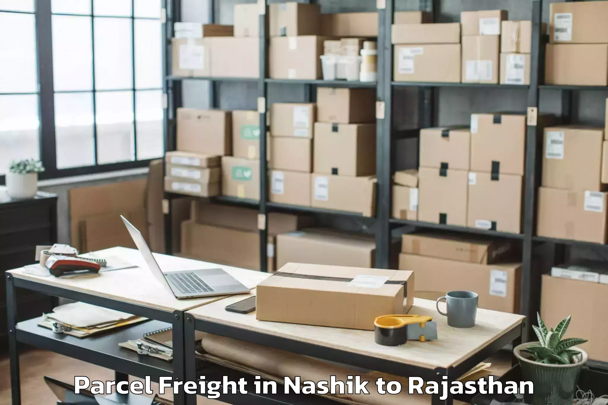 Book Your Nashik to Sheoganj Parcel Freight Today